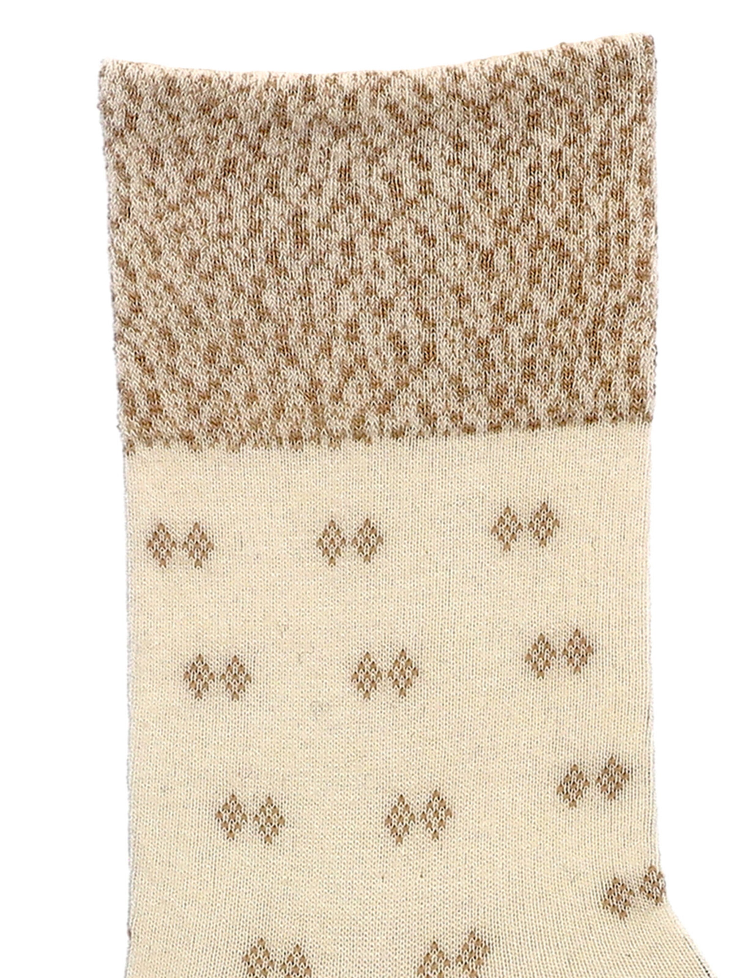 KUNERT Socks 'Business Dots' in Beige