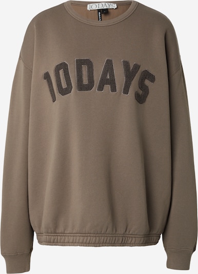 10Days Collegepaita 'Statement' koossa XS värissä tummanruskea / mudanvärinen, Tuotenäkymä
