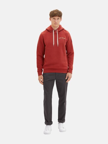 TOM TAILOR - Sweatshirt em vermelho