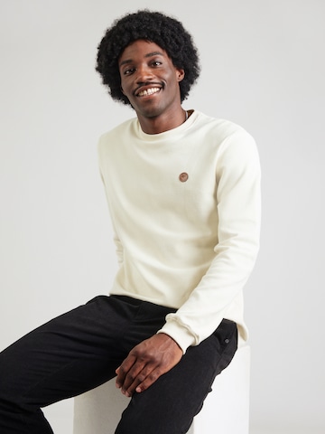 INDICODE JEANS Sweatshirt 'Salupe' in Beige: front