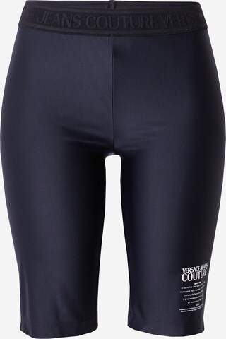 Versace Jeans Couture Slimfit Leggings in Zwart: voorkant