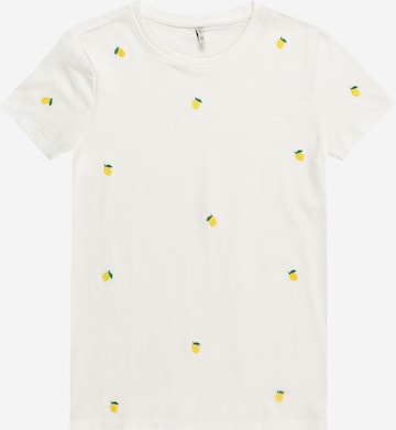 KIDS ONLY Shirt 'KETTY' in Wit: voorkant