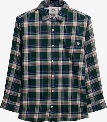 Chemisier Superdry en vert : devant