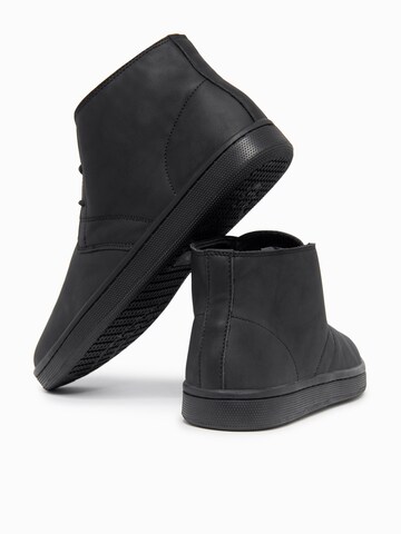 Ombre Sneakers hoog in Zwart