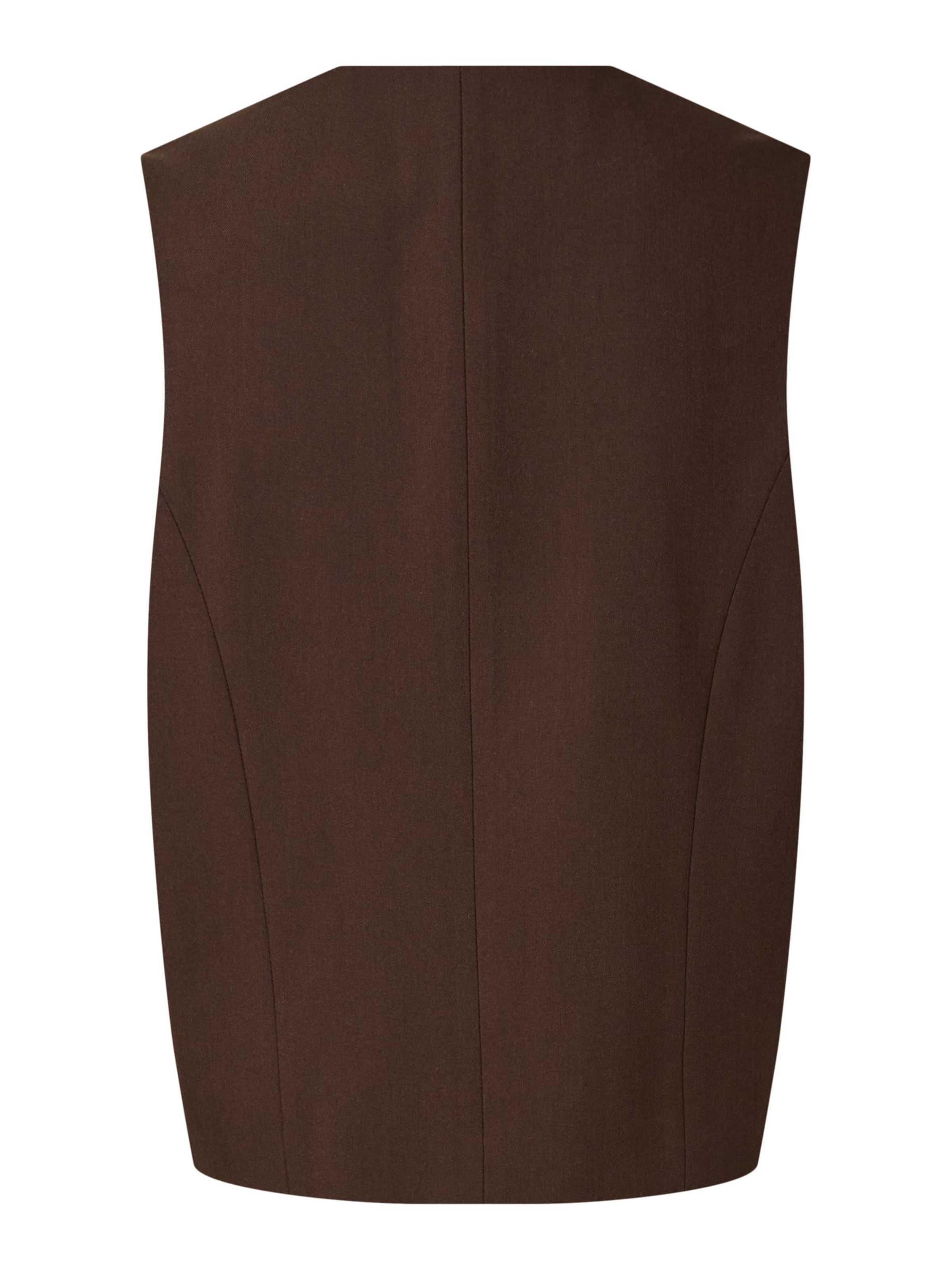 Gilet de costume 'PCBosella' PIECES en marron