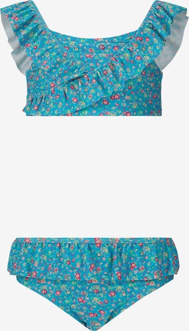 ZigZag Bikini in Blauw: voorkant