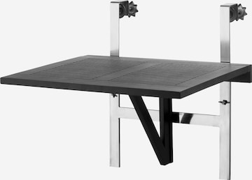 cinas Table in Black: front