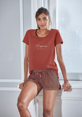 VIVANCE Pyjamahose in Rot: Vorderseite