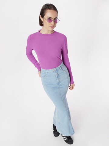PIECES Shirt 'NICCA' in Purple
