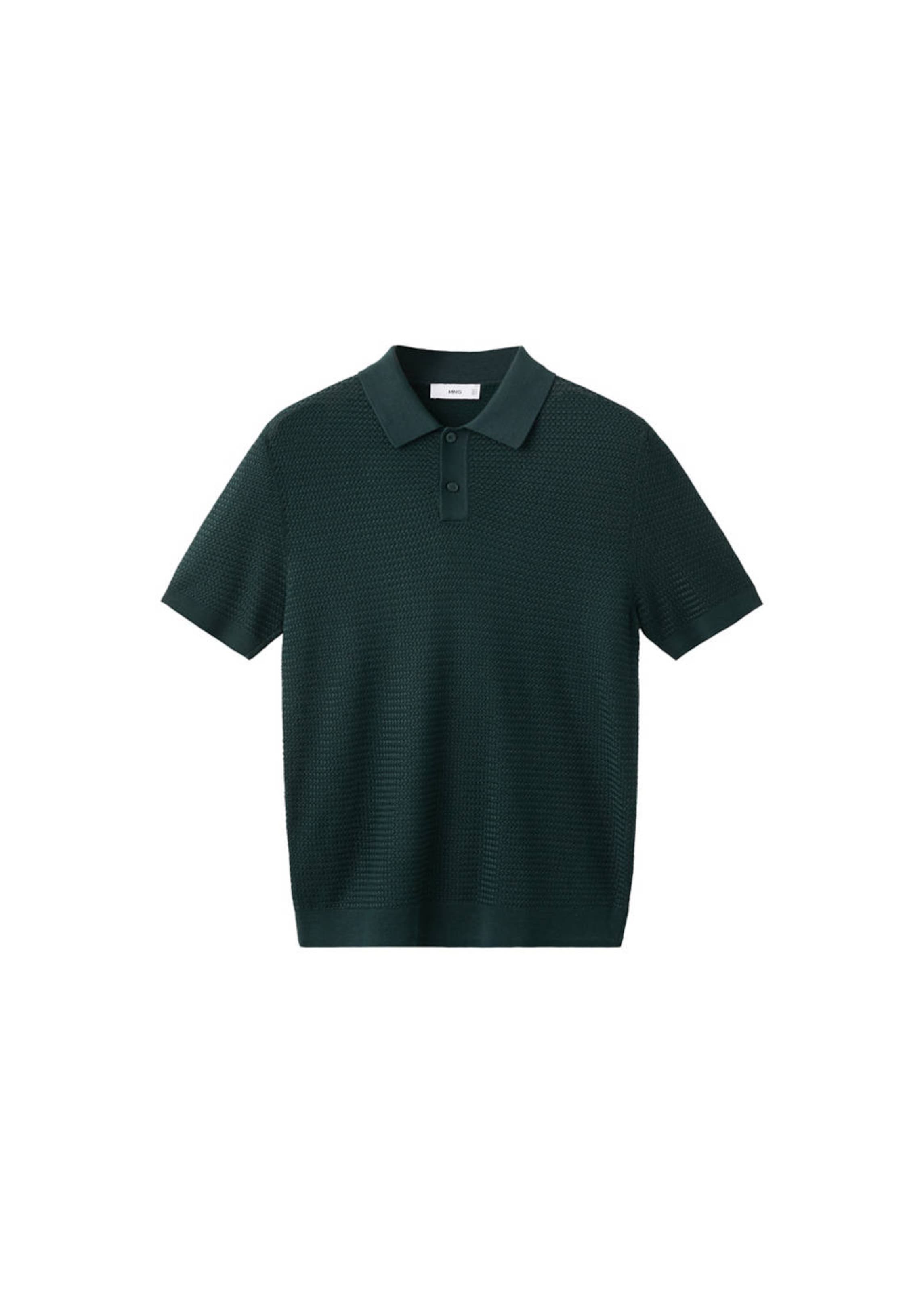 MANGO MAN Poloshirt 'Talaia' in Grün: Vorderseite