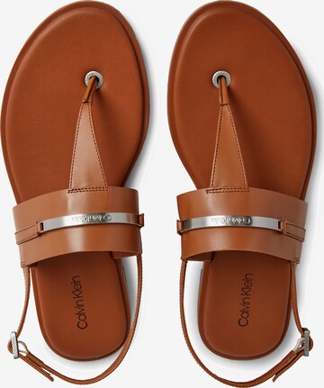 Sandales Calvin Klein en bronze