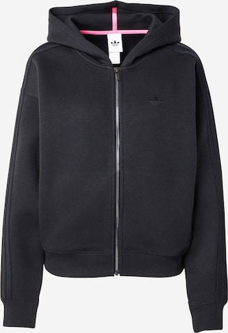 ADIDAS ORIGINALS Суичъри с качулка 'SPACER' в черно: отпред