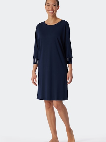 Chemise de nuit SCHIESSER en bleu : devant