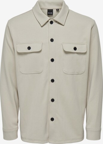 Only & Sons Button Up Shirt 'NEW KODYL' in Grey: front