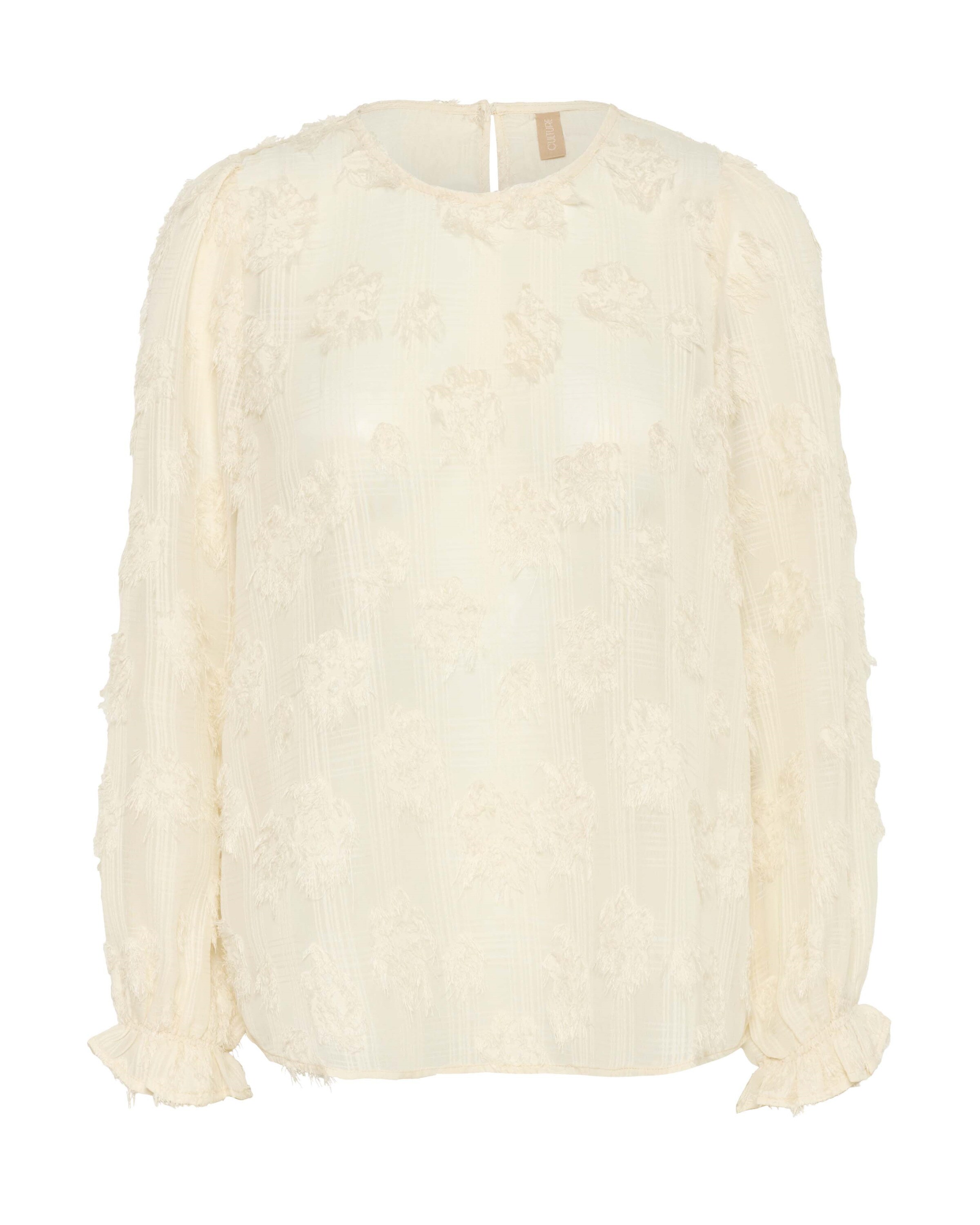 CULTURE Bluse in Beige: Vorderseite