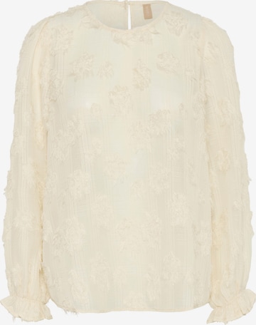 Chemisier CULTURE en beige : devant