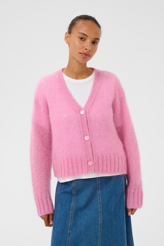 Cardigan 'ZendayaPW' Part Two en rose : devant