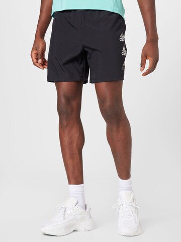 ADIDAS SPORTSWEAR Regular Sportshorts in Schwarz: predná strana