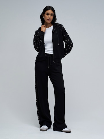 Salsa Jeans Wide Leg Hose in Schwarz