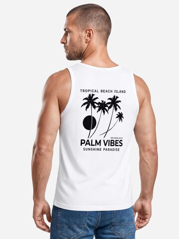 Neverless Shirt 'Palm Vibes' in White