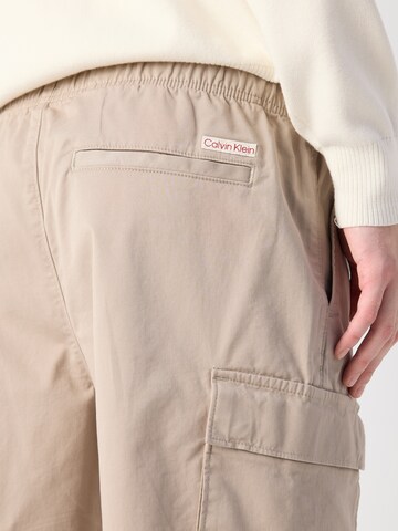 Calvin Klein Jeans Regularen Kargo hlače | rjava barva