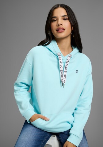 DELMAO Sweatshirt in Blau: Vorderseite