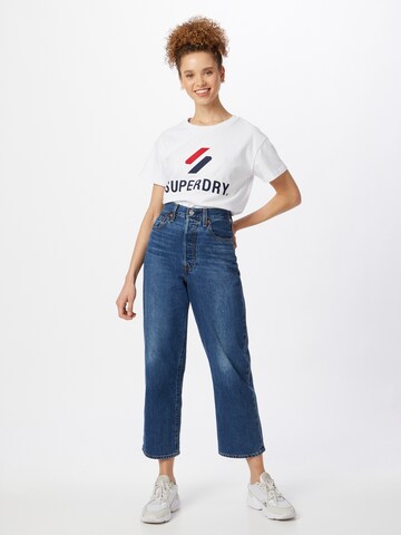 Superdry T-Shirt 'Classic' in Weiß