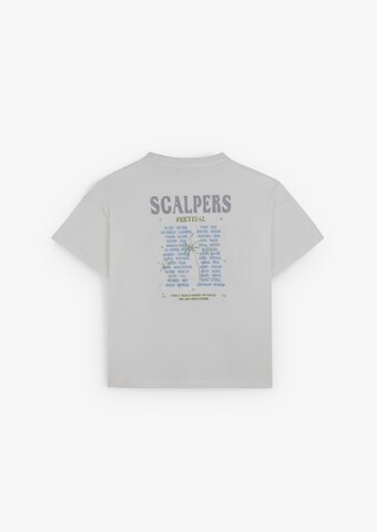 Scalpers Shirt 'Skull Festival ' in Weiß