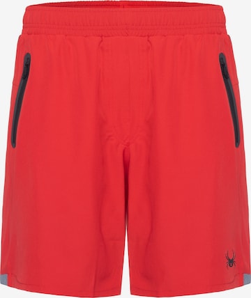 Spyder Regular Sportbroek in Rood: voorkant