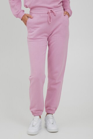 b.young Tapered Pants in Purple: front