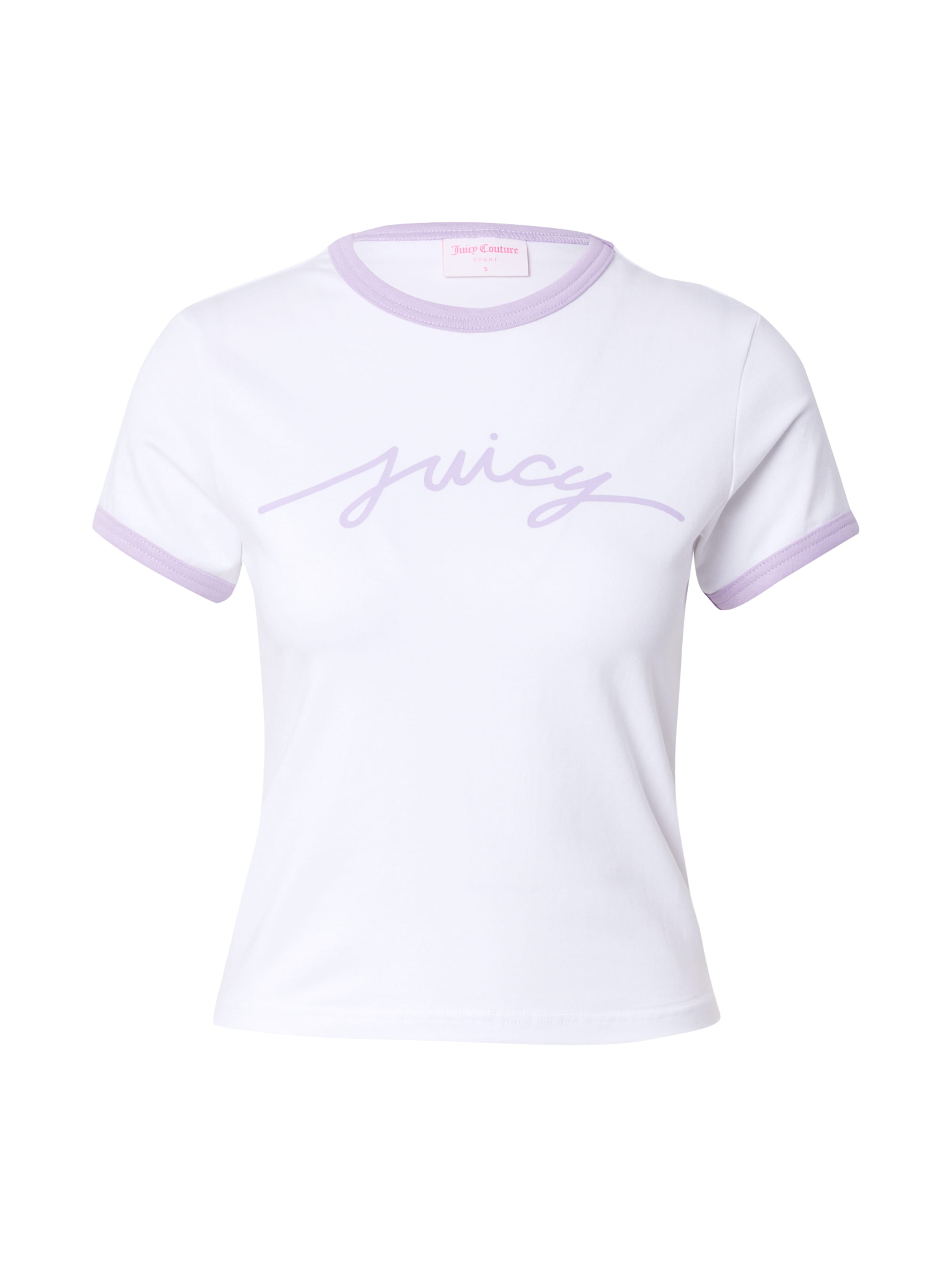 Juicy Couture T-Shirt in lavendel / weiß, Produktansicht