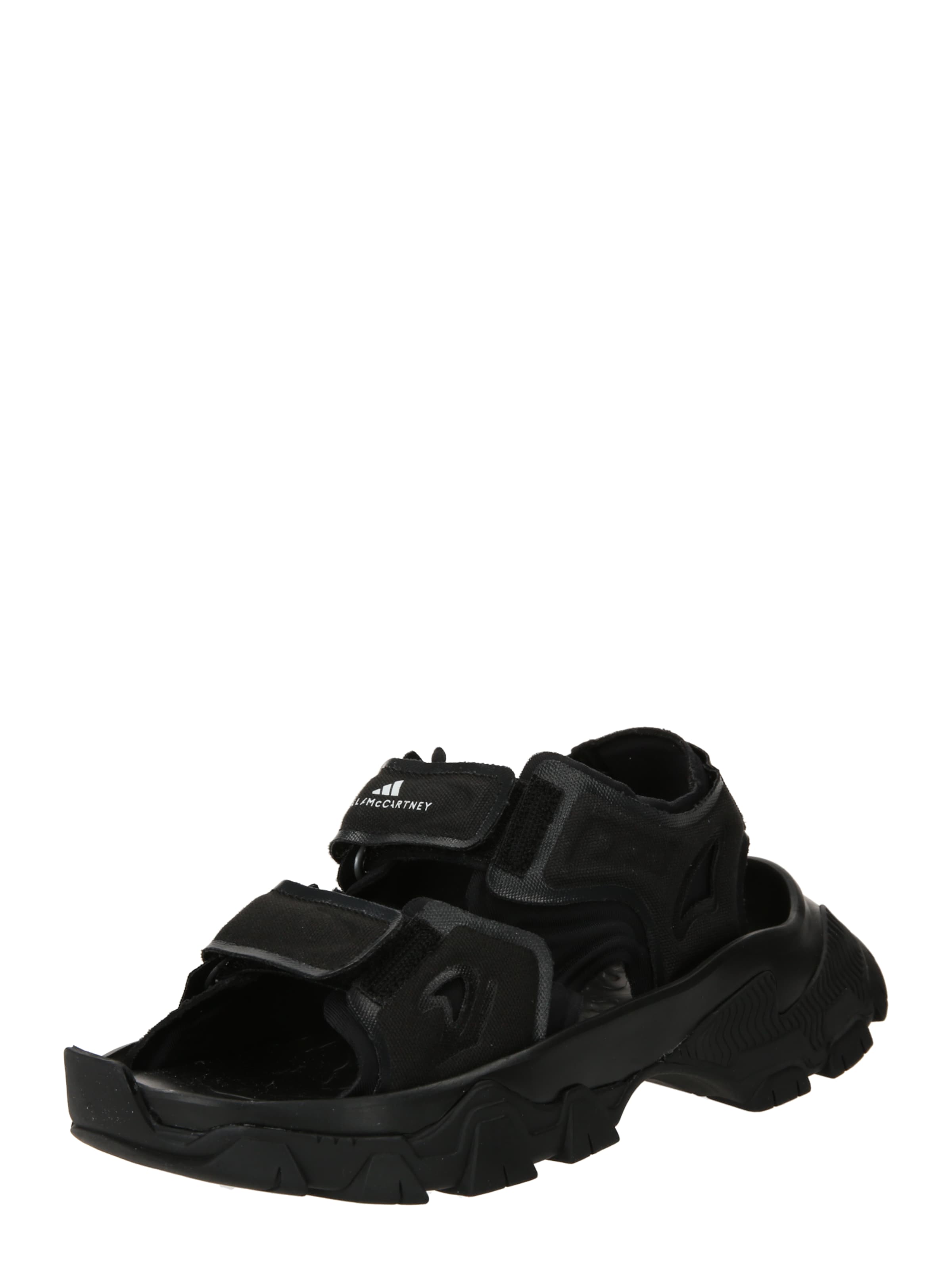 ADIDAS BY STELLA MCCARTNEY - Sandalias en negro: frente