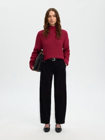 SELECTED Pulóver 'SLFSELMA SUS' - piros