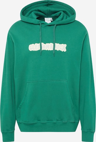 Cleptomanicx Sweatshirt 'First Type' in Grün: predná strana