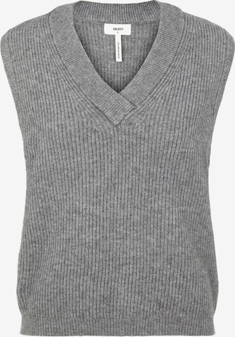 OBJECT Пуловер 'Malena' в сиво: отпред