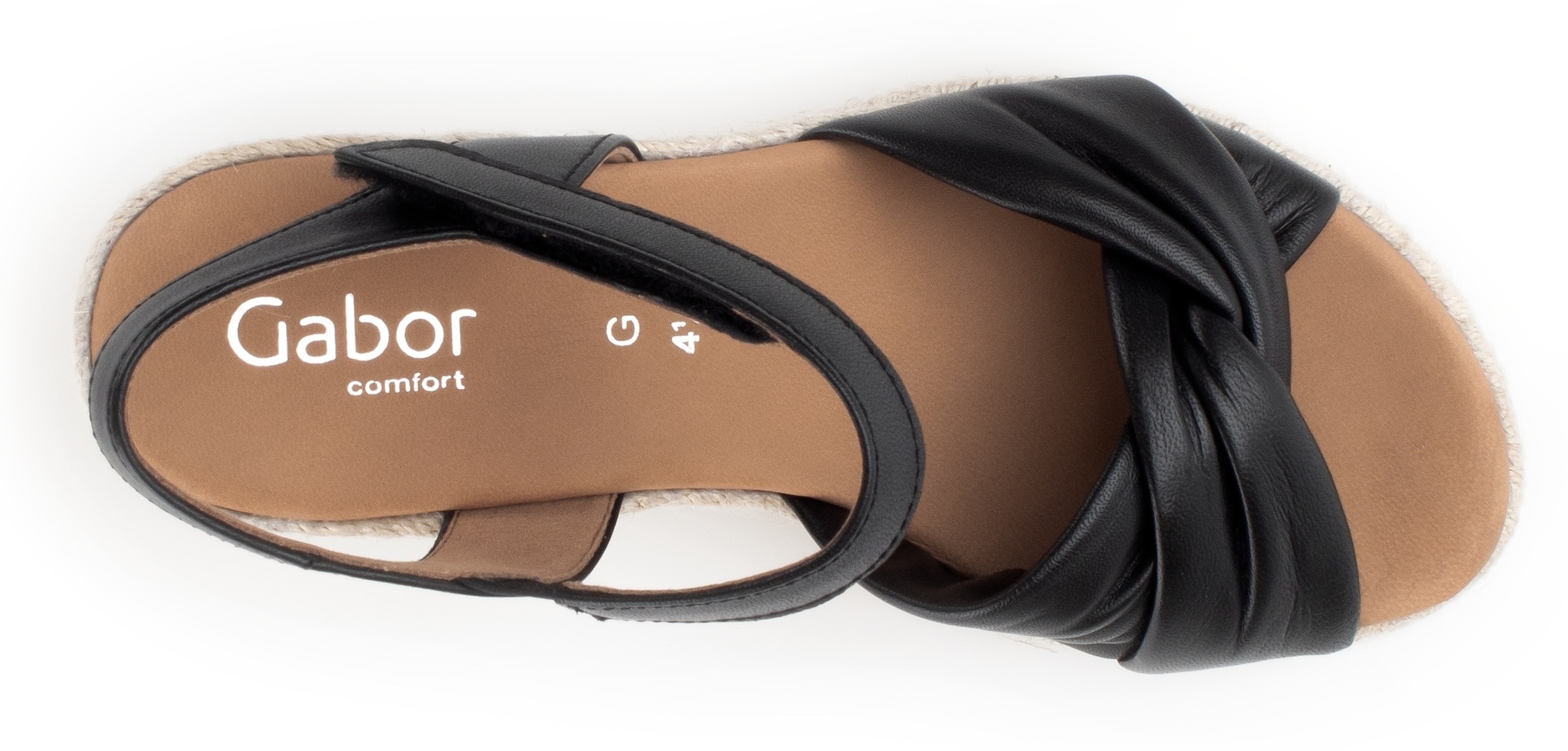 GABOR Sandale in Schwarz