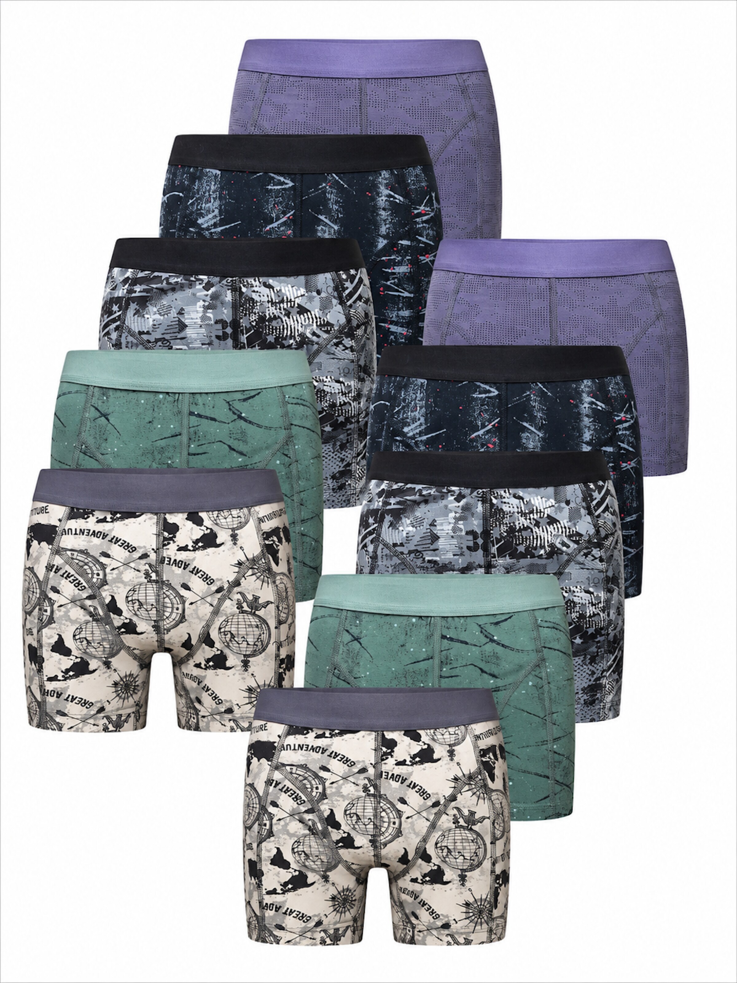 LOREZA Boxer shorts 'Herren Boxershorts Anthony' in Mixed colors: front
