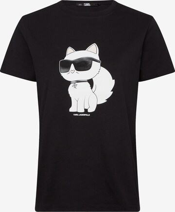 Karl Lagerfeld Shirt in Zwart: voorkant