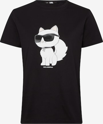 Karl Lagerfeld قميص بلون أسود: الأمام