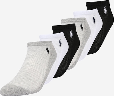 Polo Ralph Lauren Socken in graumeliert / schwarz / weiß, Produktansicht