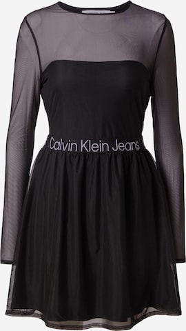 melns Calvin Klein Jeans Kleita: no priekšpuses