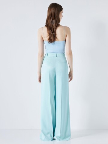 Wide Leg Pantalon à plis Ipekyol en bleu