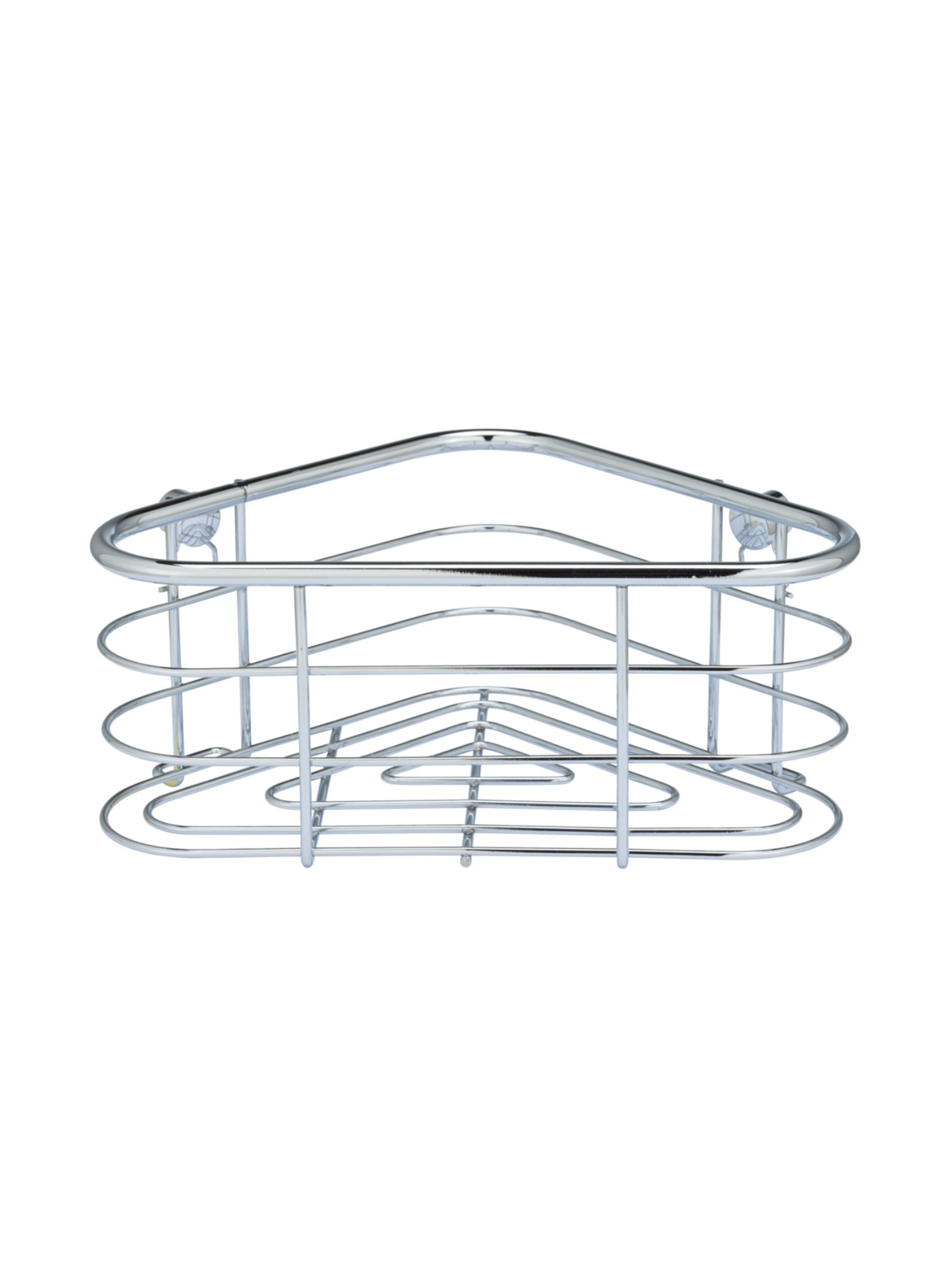 Wenko Eckablage 'Trestina' in Silber: Vorderseite