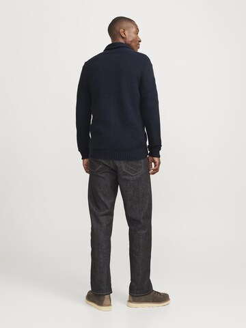 JACK & JONES Strickjacke in Blau