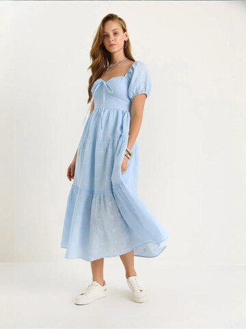 Bianco Lucci Summer Dress in Blue
