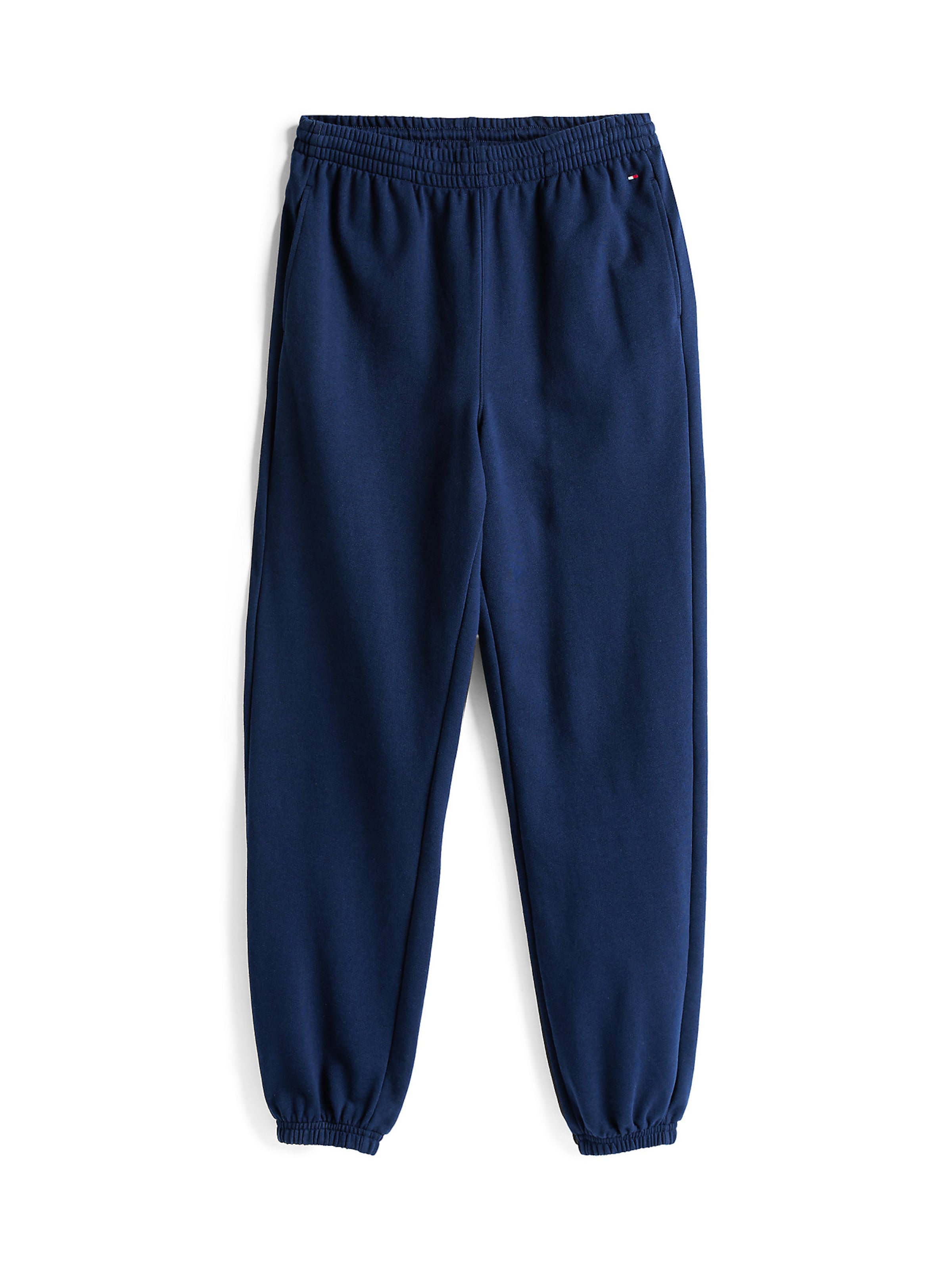 TOMMY HILFIGER Tapered Broek in Blauw: voorkant