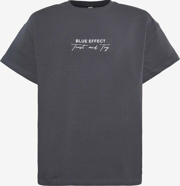 T-Shirt BLUE EFFECT en gris : devant