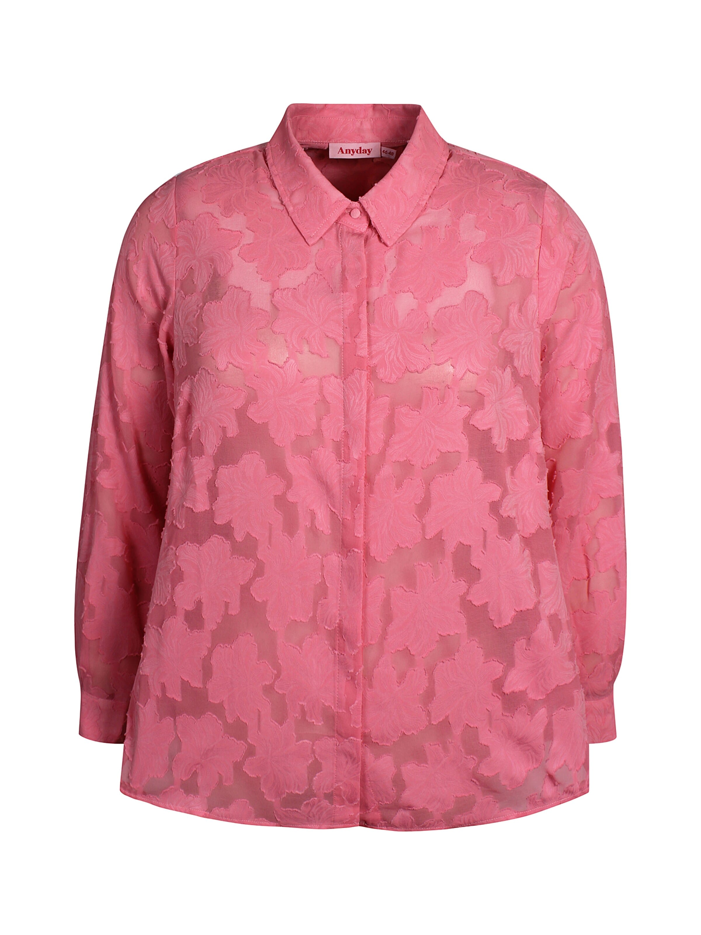 Anyday Blouse 'Alyssa 427' in Roze: voorkant
