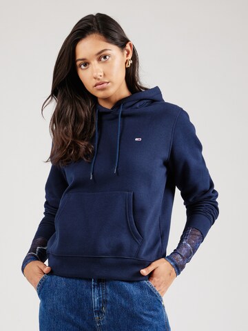 Tommy Jeans Mikina – modrá: přední strana