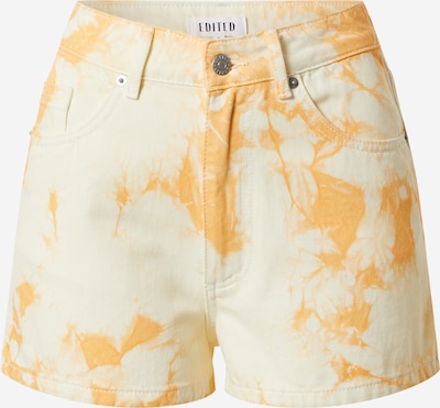 EDITED Jeans 'Jen' in creme / orange, Produktansicht